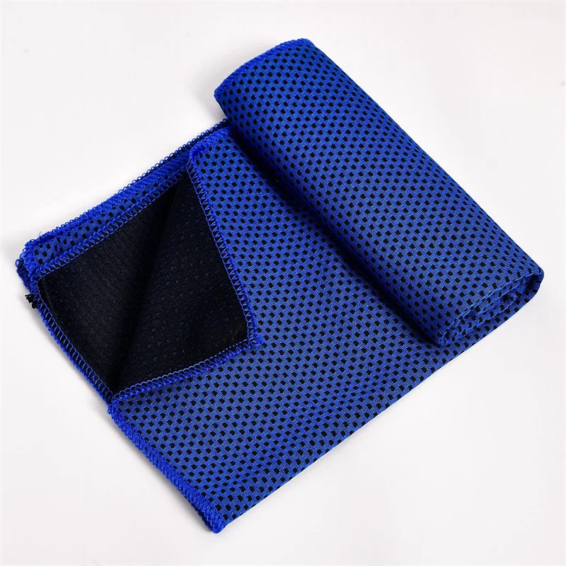 Summer Cooling Scarf Gym Wear Icing Sweat Band Top Sports Towel Cooling Ice Towels Microfiber Yoga Cool Thin Towel Outdoor Sport