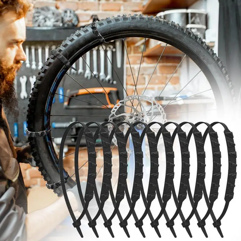 10PCS Winter Car Snow Chain Antiskid Car Motorcycle Outdoor Snow Tire Emergency Anti-Skid Tyre Chains Auto Accessories