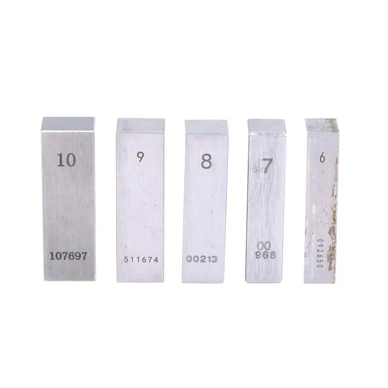 Hot Sale 1Pc 0.5/1/23/4/5/6/7/8/9/10MM Steel Square Gage Blocks Blocks Gauge Measure Blocks Steel Square Gage Blocks