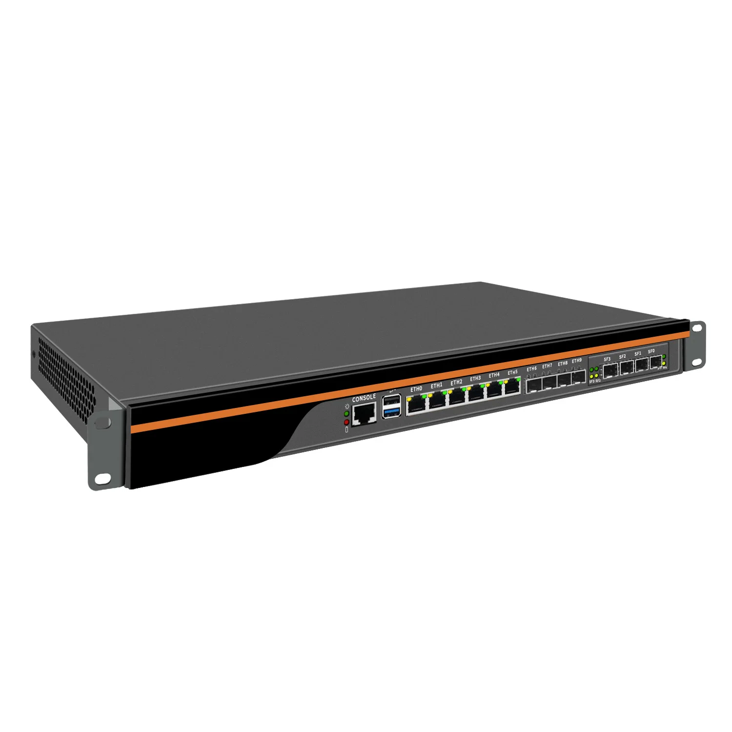 Firewall Hardware VPN Firewall Appliance 6 x LAN 4 x 10G SFP Intel C3758 C3958 1U Server OPNsense C3808 Mini PC VGA Windows11