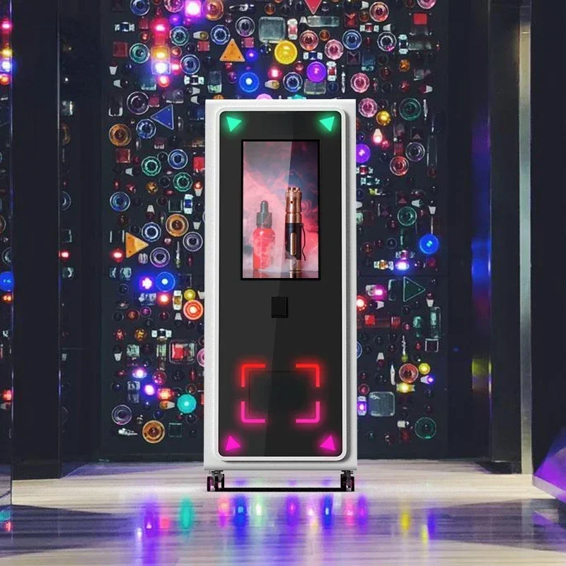 آلة بيع قراءة البطاقات الأوتوماتيكية لبطاقة الهوية رخيصة ودقيقة، شاشة لمس 32 بوصة، Cbd الذكي، التحقق من العمر، آمنة و