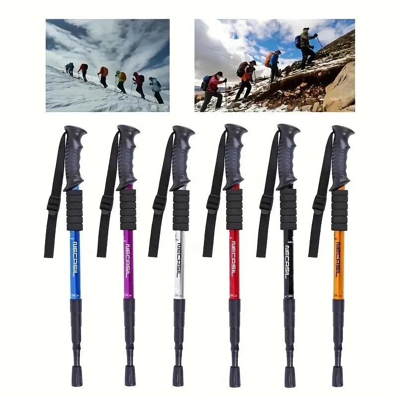 Retractable Shock-Absorbing Hiking Stick 2