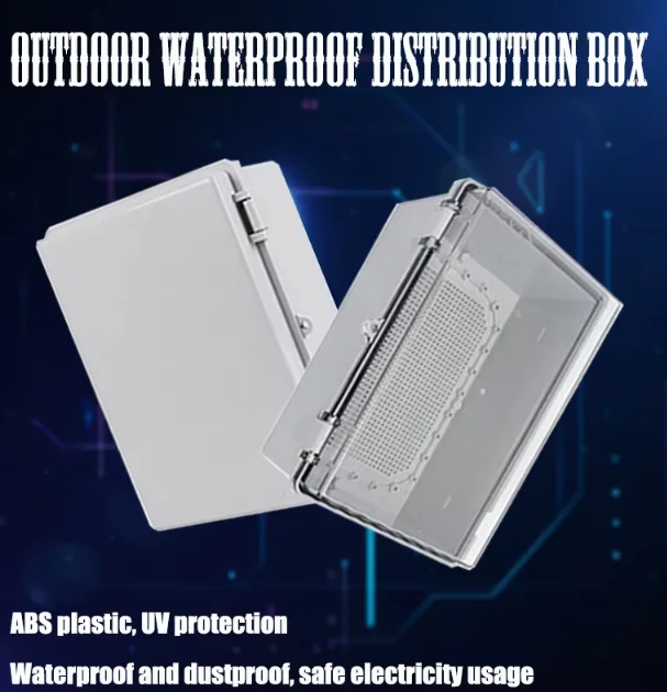 IP66 Outdoor Waterproof Box, ABS Engineering Plastic Base Box, Outdoor ,Monitoring Power Box