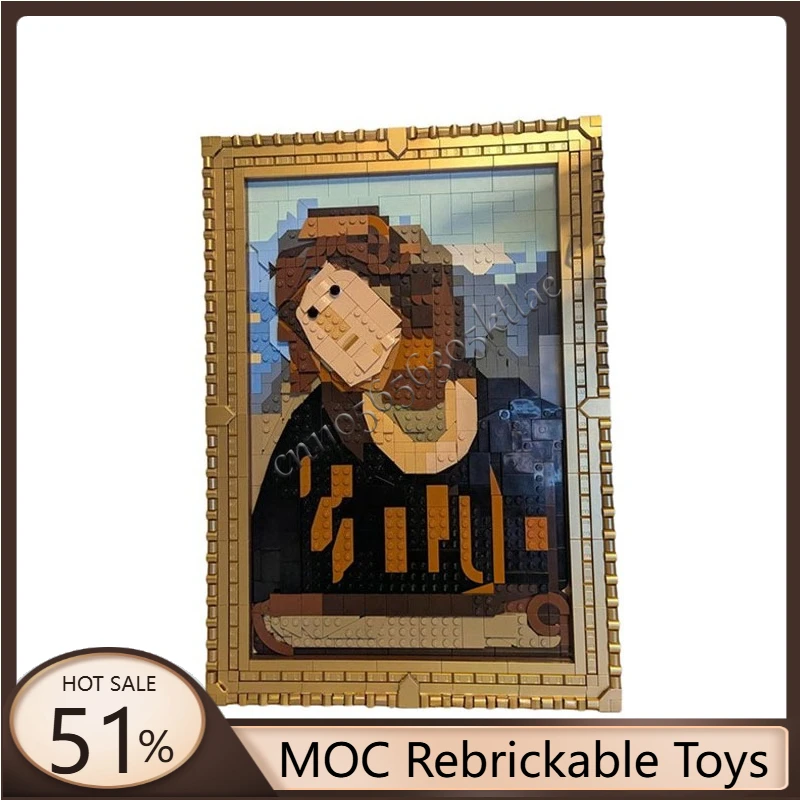 인기 있는 1528개 부품 MOC 유명 인물 퍼즐 모델 테크니컬 세트 DIY 조립 어린이 및 성인용 인기 장난감 선물