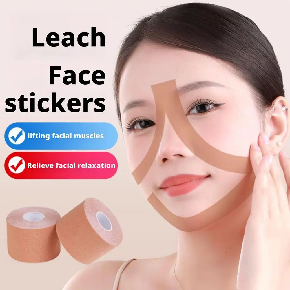 Kinesiologie Tape Für Gesicht V Linie Hals Augen Heben Falten Entferner Aufkleber Band Bandagem Elastica Gesichts Hautpflege Werkzeug ﻿