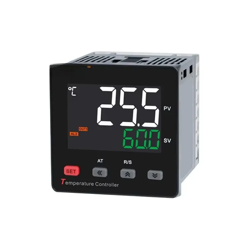 Layar LCD PID Pengontrol Suhu Penyetelan Otomatis Indikator Suhu Digital