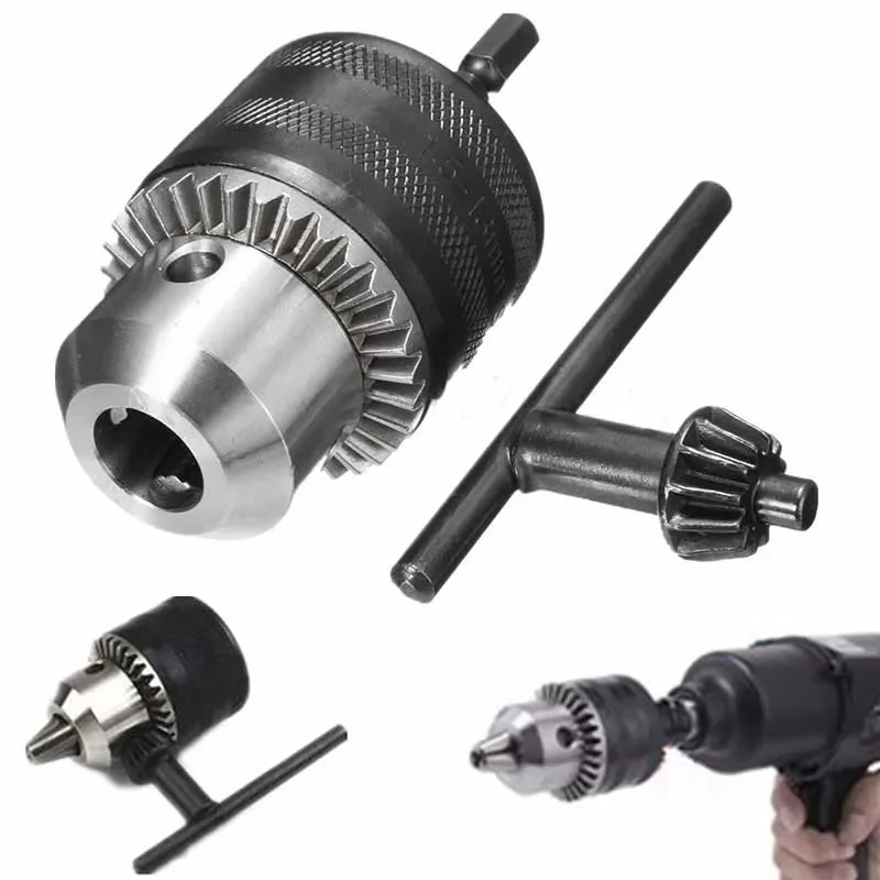 

Адаптер ключа с шестигранным хвостовиком 1/2 дюйма + быстросменный преобразователь отвертки сверлильного патрона 1,5-13 мм