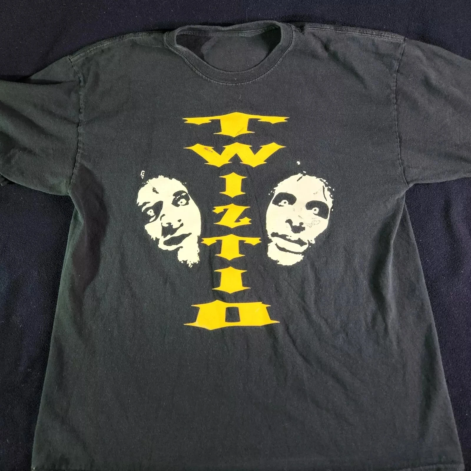 

Двусторонняя винтажная футболка Twiztid Icp Insane Clown Posse Juggalo, американская футболка, мужской женский топ в стиле хип-хоп, рок, с короткими рукавами