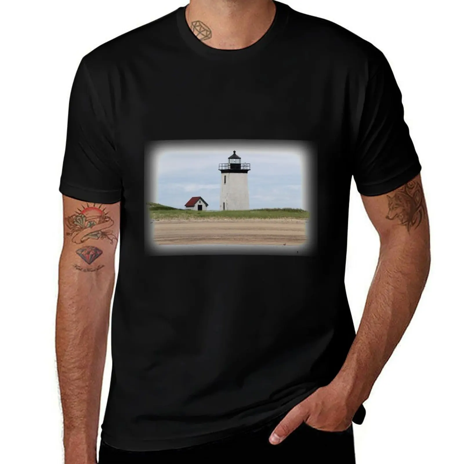 

Long Point Light - Provincetown, Massachusetts T-Shirt Trend Art Print T-Shirt