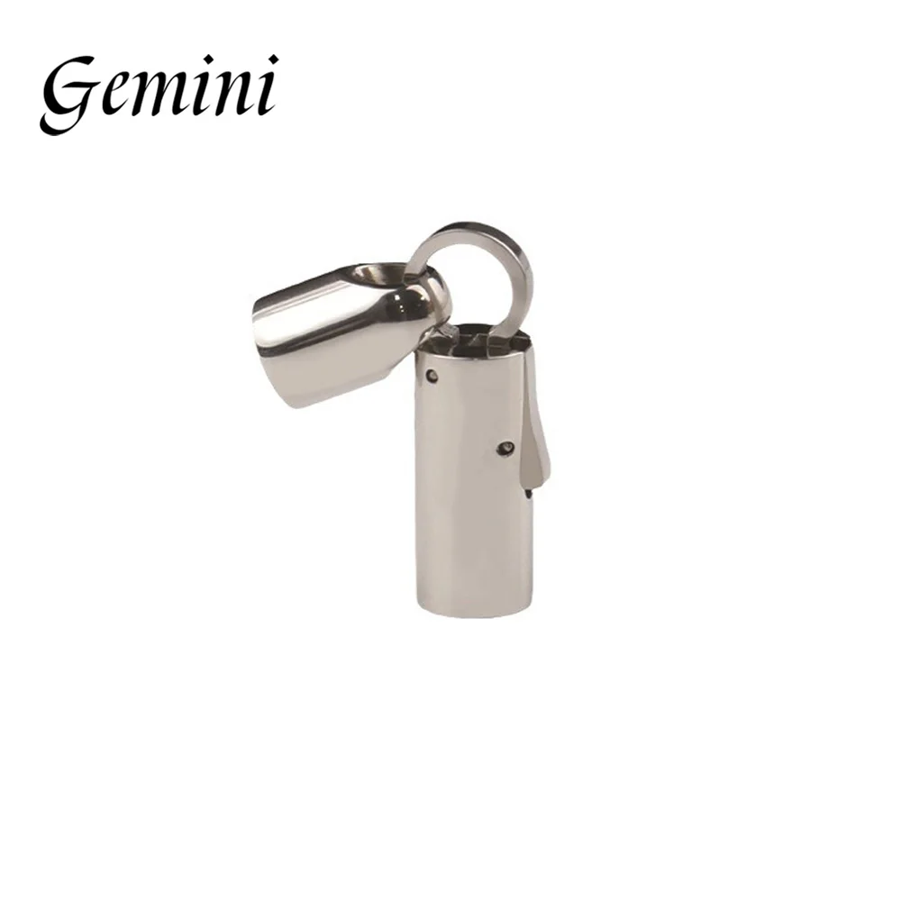 5-10Pcs Stainless Steel Double-headed Bayonet Clasp 6mm for Leather Bracelet DIY Accessories Jewelry Making Supplies Wholesale