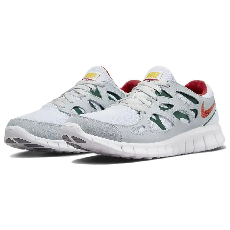 Nike-zapatillas de deporte Nike Free Run 2, color gris, Cinnabar Gorge, verde, 537732-102