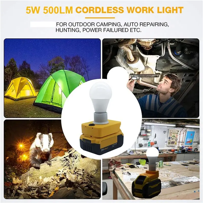 Portable E27 Bulb L…