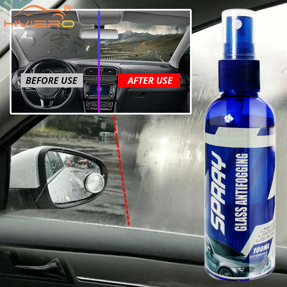 100ml Car Window Sight clearness Coating Spray Glass Cleaner Waterproof Rainproof Anti-Fog Agent Water Repellent Auto Accessorie