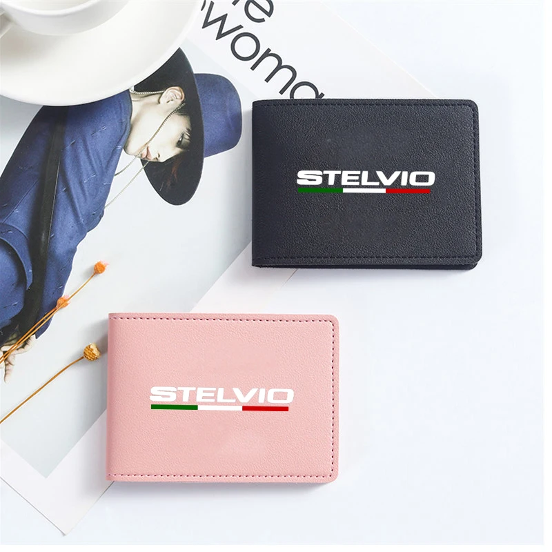 Auto Driver License Cover PU Leather Car Driving Documents Case Credit Card Holder For Alfa Romeo Stelvio Car Accessories