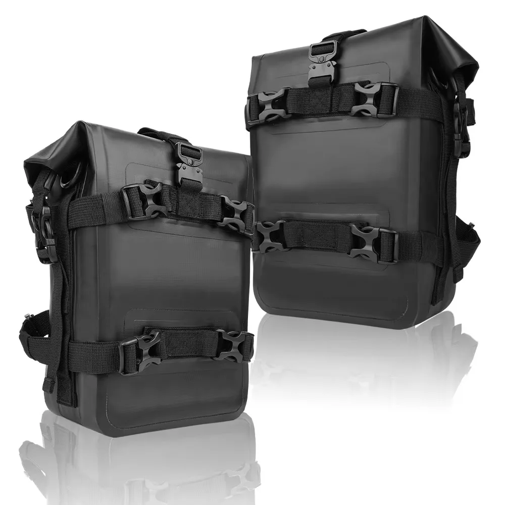 6L Motorrad-Seitentasche, wasserdicht, große Stoßfester-Aufbewahrungstasche, Motorrad-Hängetasche, Hecktasche – Detail 1
