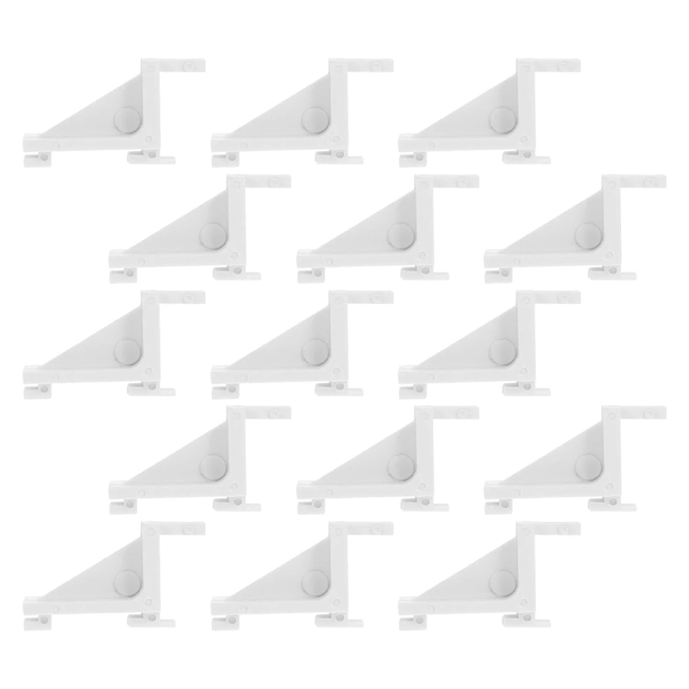 

15pcs Freezer Plastic Refrigerator Clip Support Clips Freezer Clamp Hooks Cooler Shelf Support Hooks Commercial Refrigerator