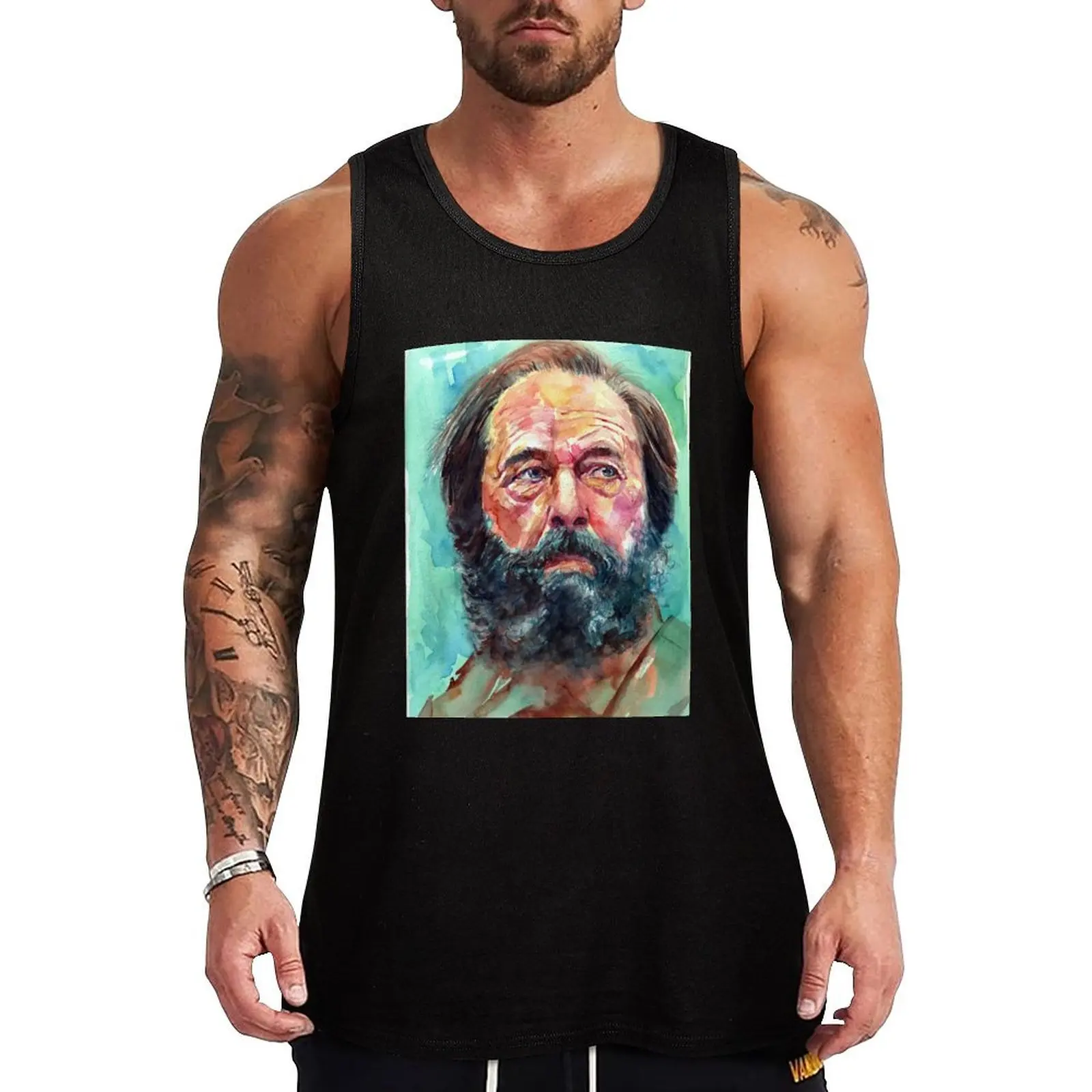 

Aleksandr Solzhenitsyn Tank Top gym clothes man fitness cute tops t-shirt gym man