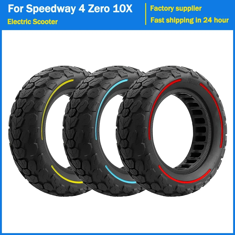 255*80 80/65-6 Solid Tire for ZERO10X /Kugoo M4 G1 Dualtron E-Scooter Wheel Honeycomb 10X3.0 Rubber Solid Tyre Electric Scooter