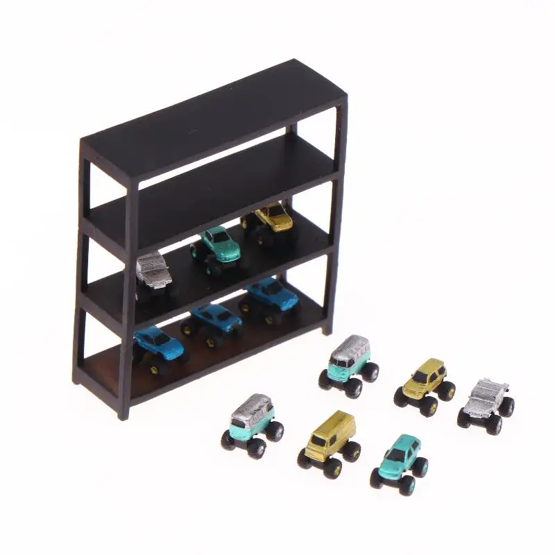 Kit diorama per garage in miniatura per modellini di auto in scala 1:64 e 1:10 - Scena di riparazione fai-da-te con accessori per esposizioni artigianali