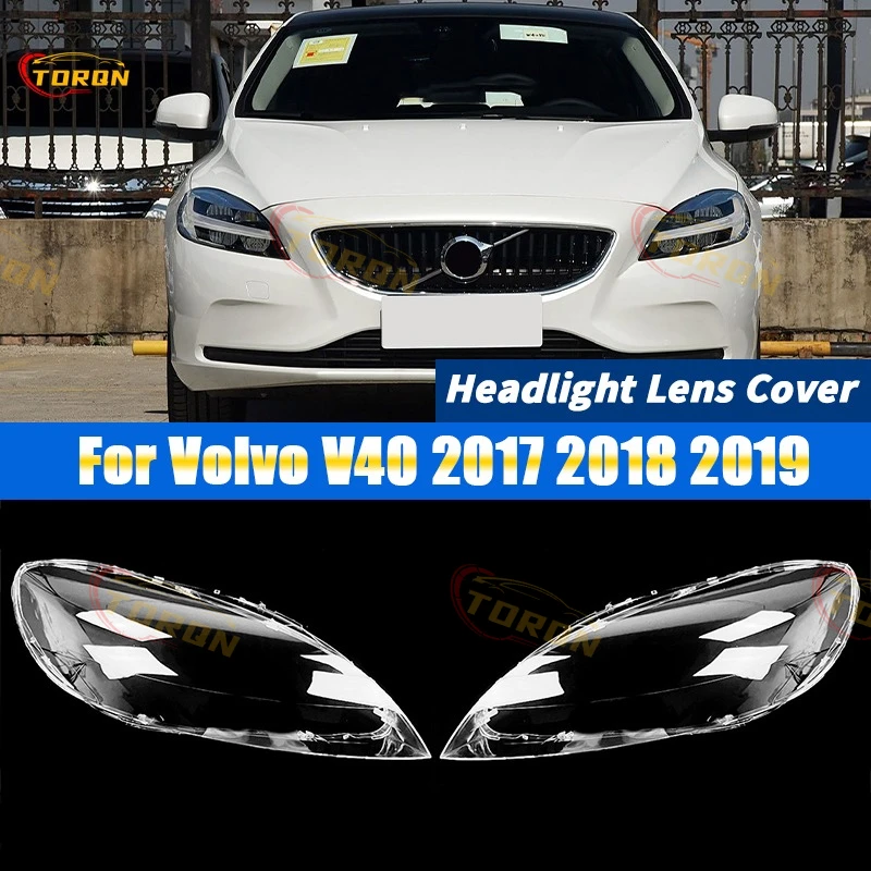 

Для Volvo V40 2017 2018 2019 автомобильная фара, крышка объектива, абажур, крышка фары, автомобильные детали, аксессуары