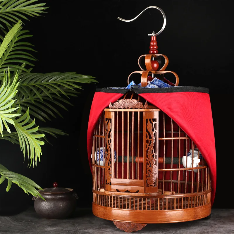 Pearl Bird Special Bird Cage Easy to Clean, Turtle Dove Gold Wire Large Space, High end Thrush, Bailing Parrot, Live Ran