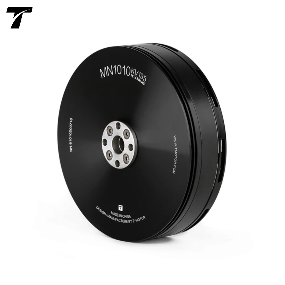 T-MOTOR MN1010 KV90 KV135 Hot Sale High Speed Electric Multirotor Fixed Wing UAV Brushless Dc Heavy Lift UAV Motor