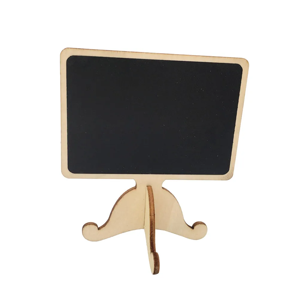 12Pcs Wood Trim Mini Chalkboards Reusable Erasable Signs for Party Favors Christmas Table Decor Crafts Store Sale Alerts