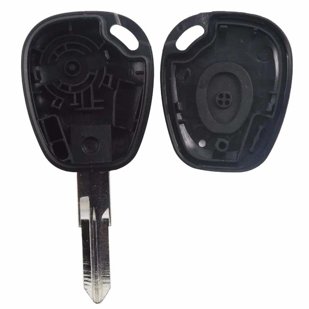 New 1 Button Key Fob Remote Shell Case Uncut Blade For Renault Megane Scenic Laguna Espace Clio Replacement Cover