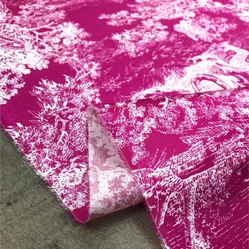 منتج جديد 21 ملابس مطبوعة من نسيج الحرير المطاطي من موم