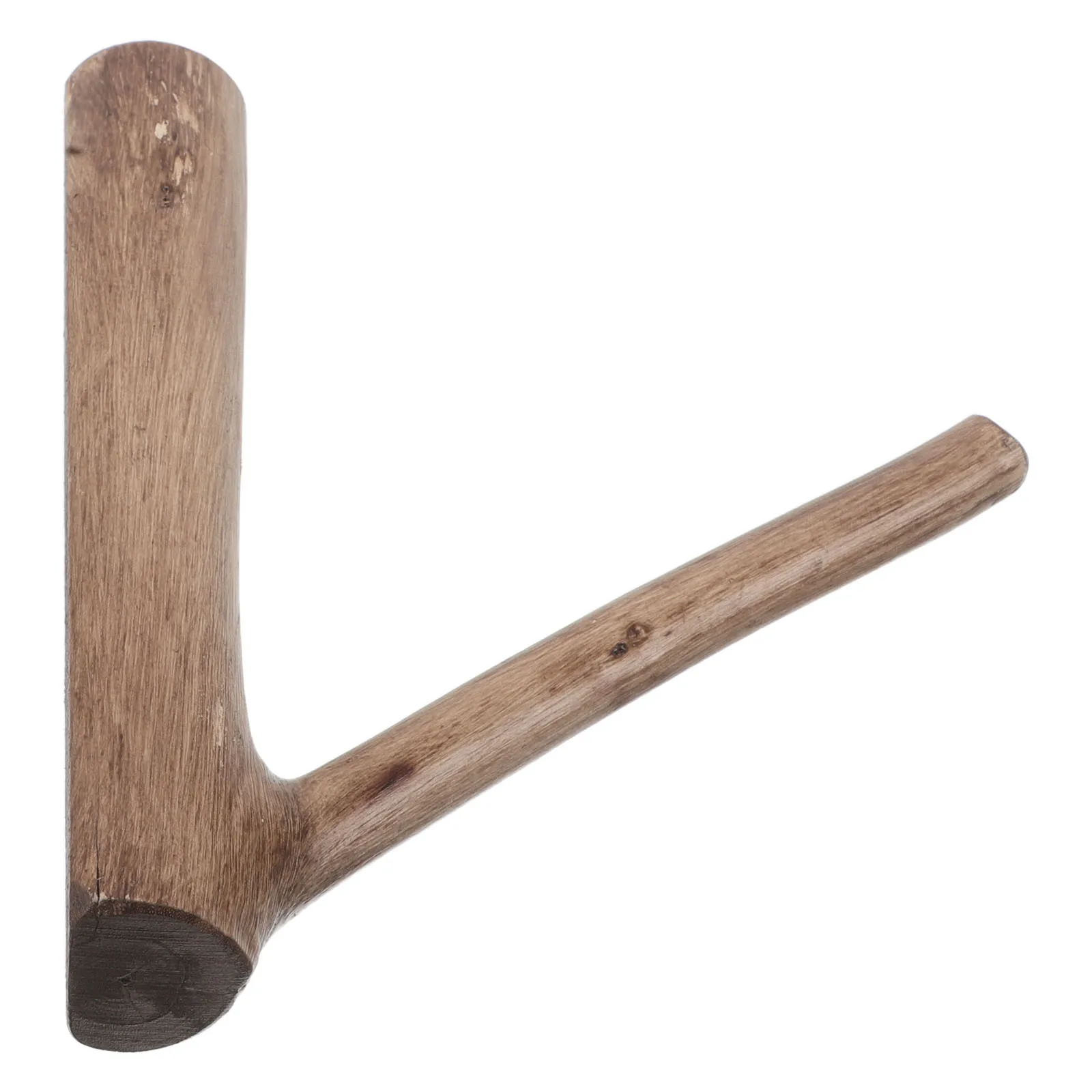 

Wooden Toilet Paper Holder Wall Mount - Light Brown Self-Adhesive Bathroom Tissue Organizer - No Drill Installation for Rustic