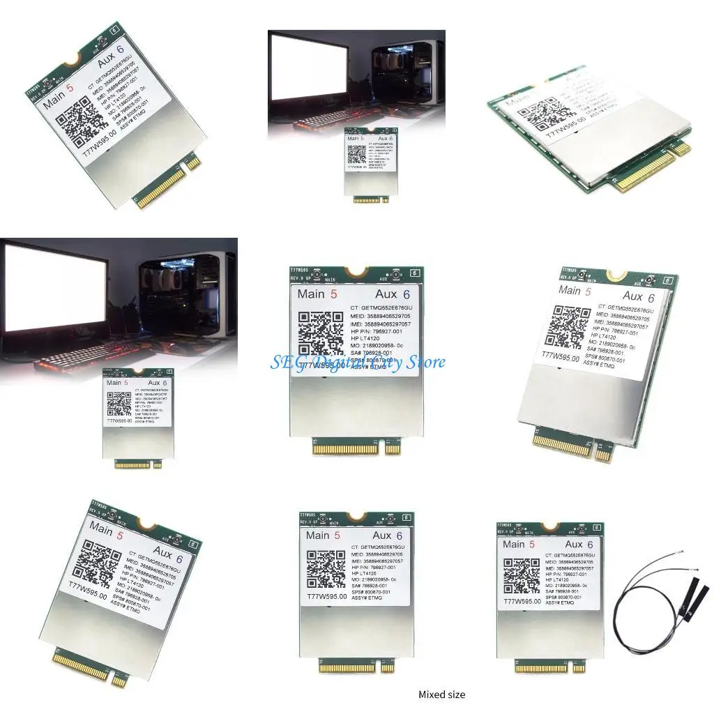 

U75B T77W595 LT4120 4G Модуль M2-NGFF WWAN CARD для Forelitebook 745 G3 755 G3 820