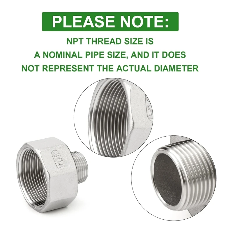   工業用グレードのステンレス鋼NPT継手 1.2インチから3/4インチのパイプ接続