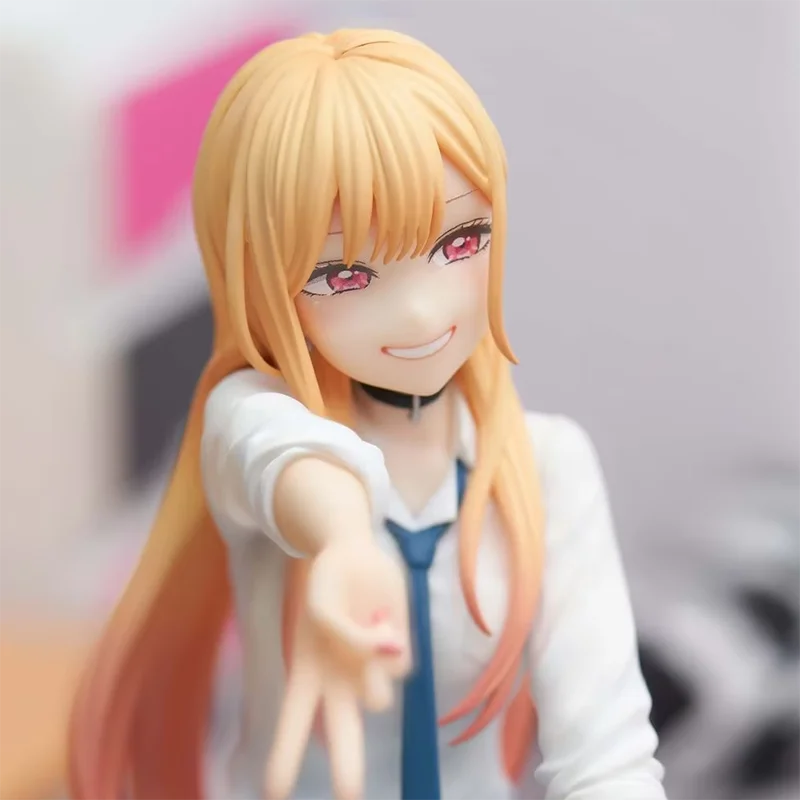 حقيقي بلدي اللباس حبيبي كيتاجاوا مارين يجلس موقف أنيمي نموذج لجسم تمثال جمع سطح المكتب الديكور في الأوراق المالية