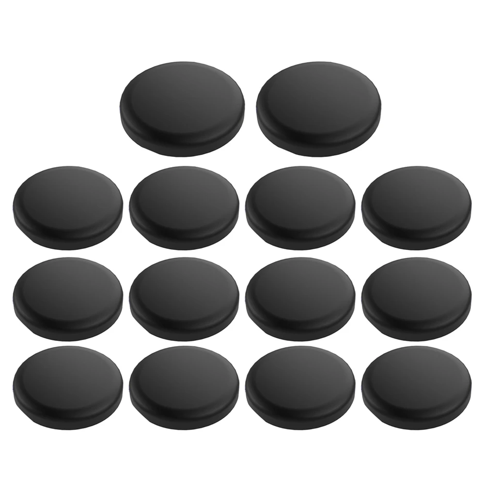 14Pcs Mini HitBox Arcade Fight Stick Switch Button Caps Mechanical Keycap for Kailh Choc Low-Profile Switch V1 Black