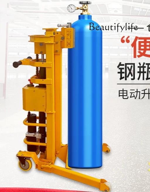 Four-wheel truck, gas cylinder cart, electric handling trolley