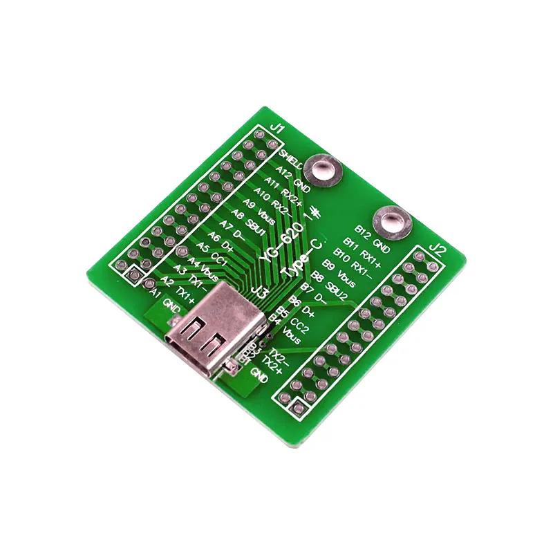 1PC USB3.1 Test Mother Seat C Type-C Data Cable Test Board With Board USB C Female With PCB Electronic Rack