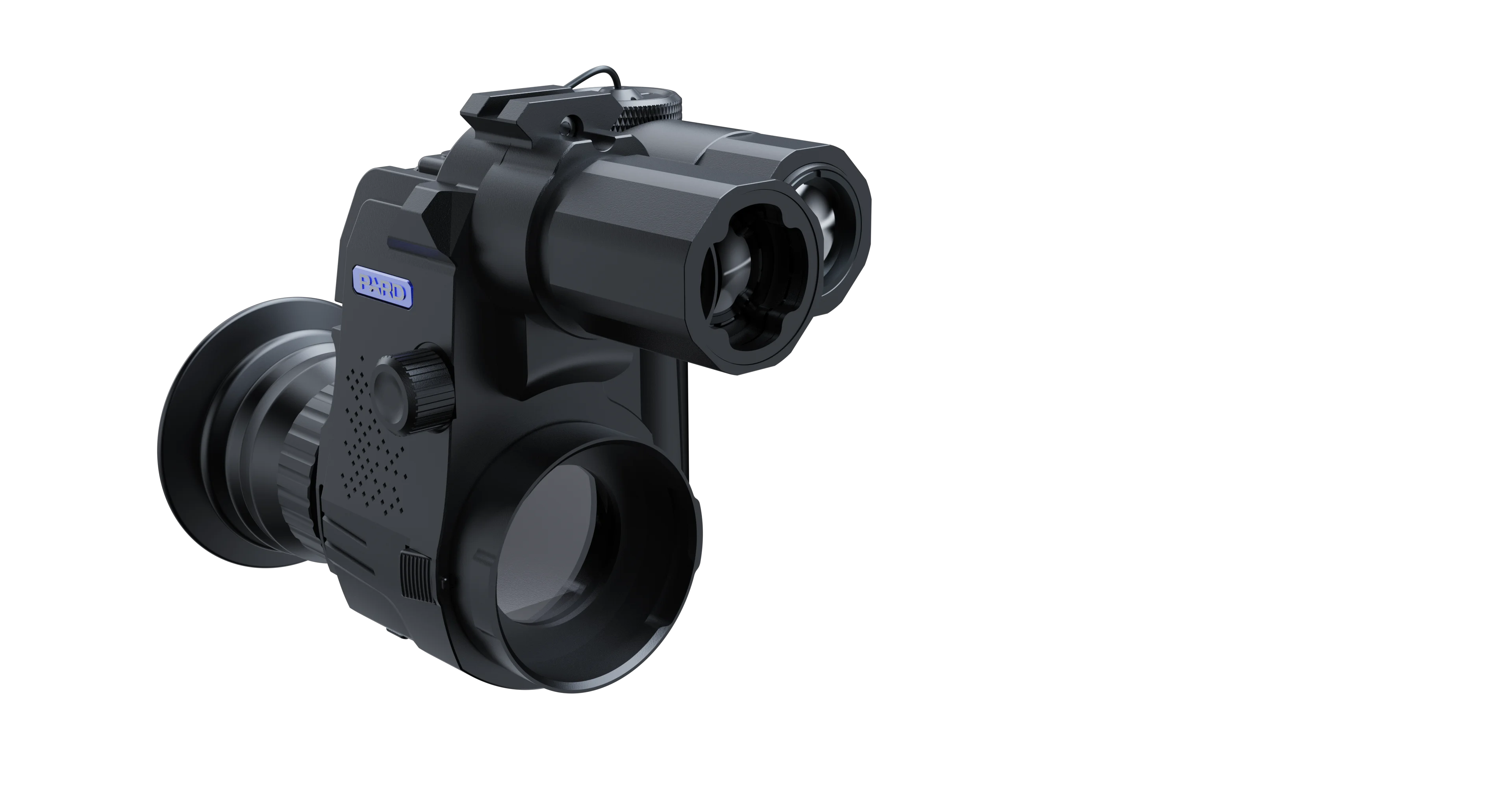 PARD NV007SP LRF Clip-on Digital Night Vision Scope 2560×1440 CMOS 0.001Lux VCSEL IR Rangefinder Photo Video Recording Hunting Monocular