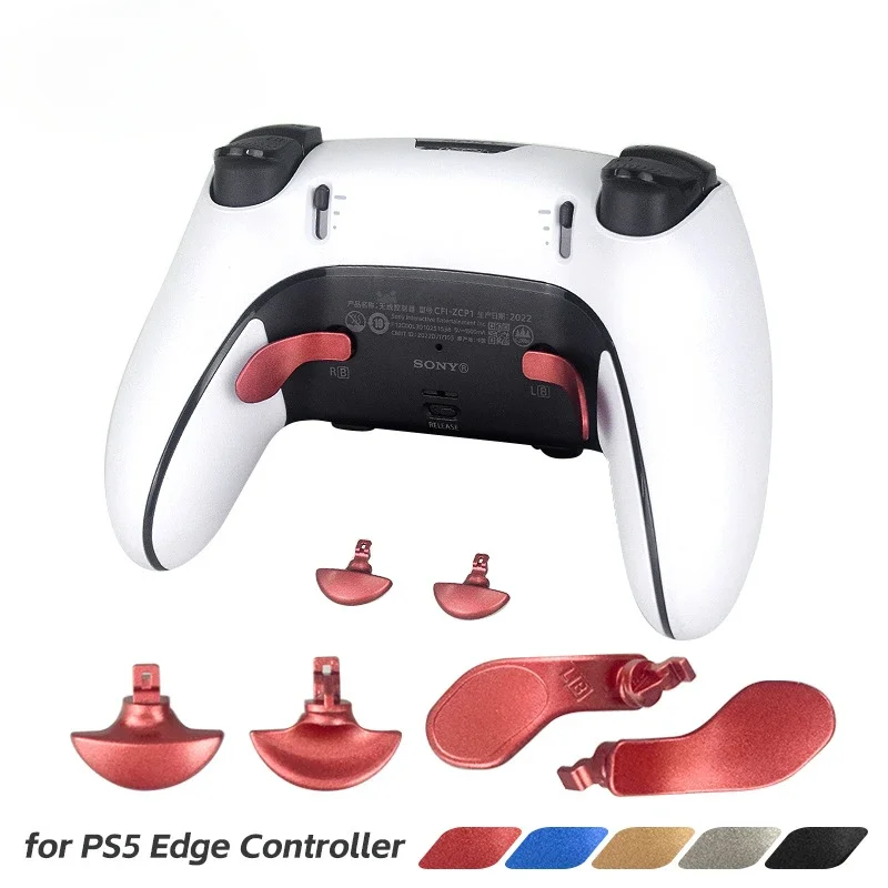 

For PS5 Edge Elite Controller Back Key Replacement Interchangeable 4PCSMetal Back Buttons Data Frog Rear Paddle Suitablefor PS5