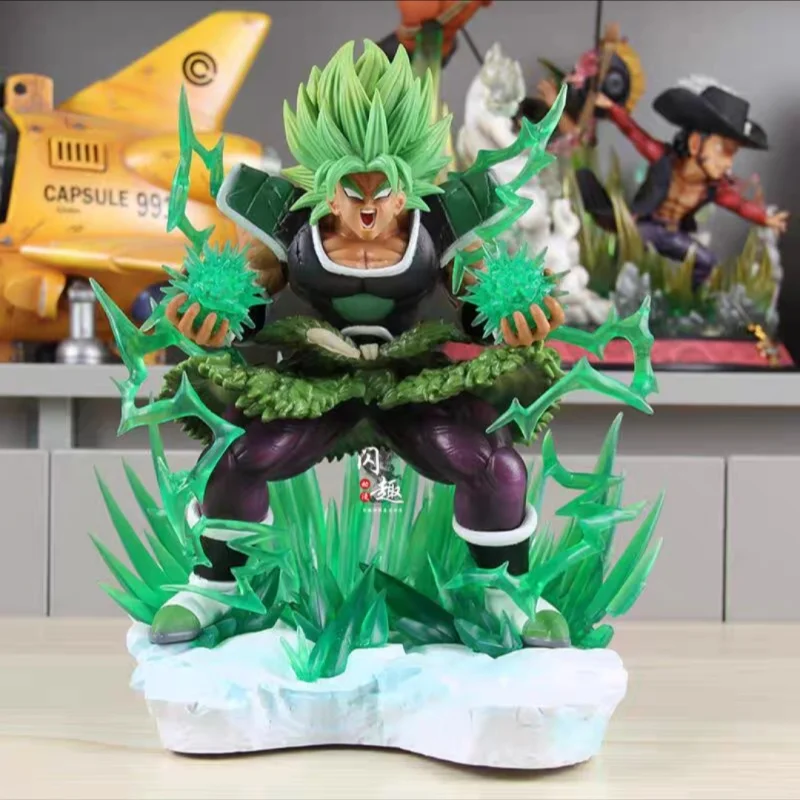 

Dragon Ball Anime Figure Gk Rage Broly Super Saiyan Pvc Action 25cm Figures Statue Collectible Model Doll Toy For Children Gift