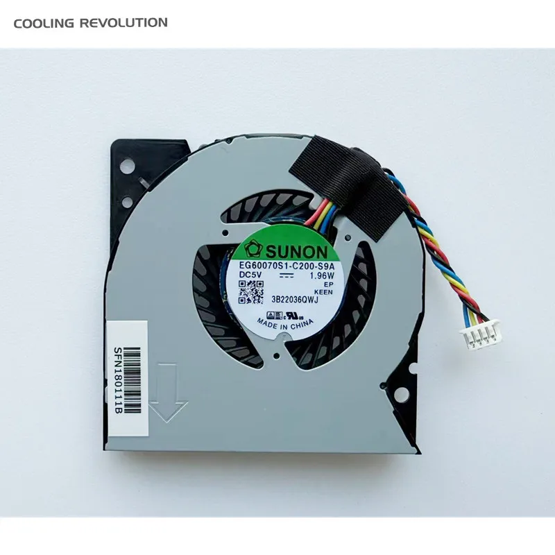 New Original Mini PC CPU Cooling Fan For Intel NUC7CJYH ASUS PN41 PN50 PN51-E1 Mouse CT6-L SUNON EG60070S1-C200-S9A 5V 1.96W — product photo 1 of 1