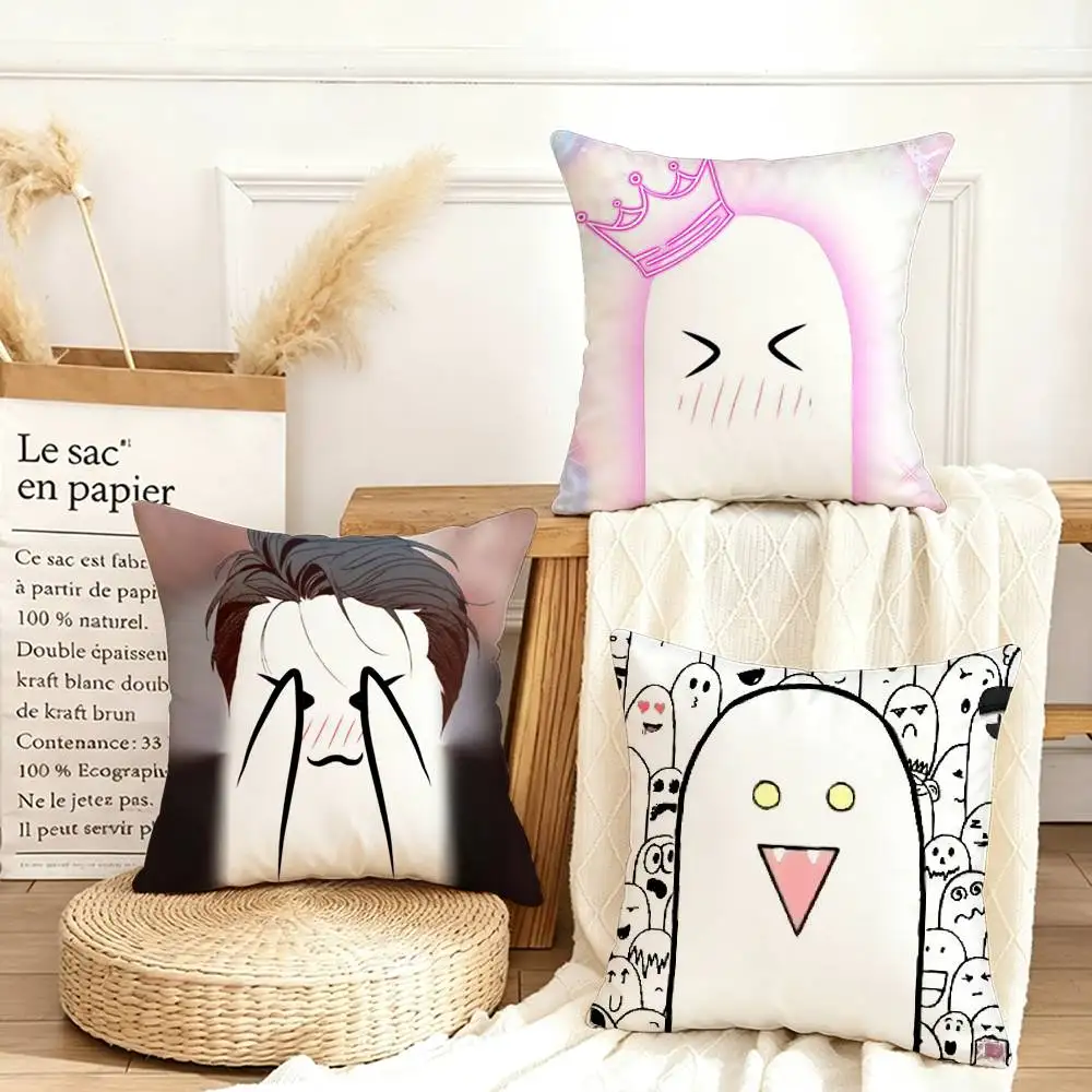 Lightsaber BL Manhwa  Various Sizes Square Pillow Case For Car Home Bedchamber Decor