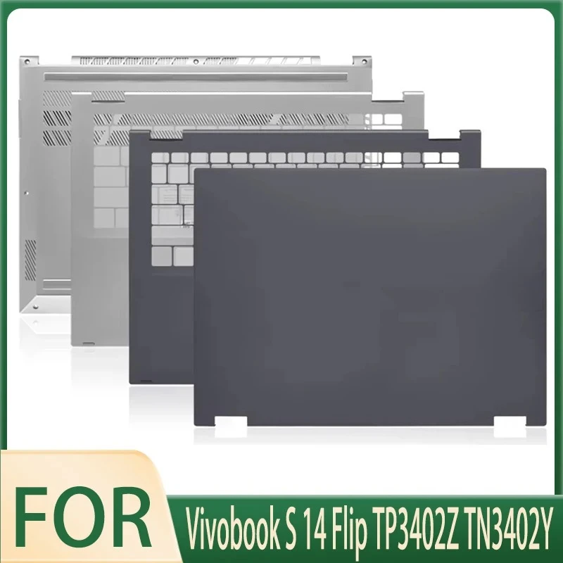 

Новинка для Vivobook S 14, откидная крышка TP3402Z TN3402Y для ноутбука, задняя крышка с ЖК-дисплеем, передняя панель, верхняя часть упора для рук, нижняя нижняя часть корпуса