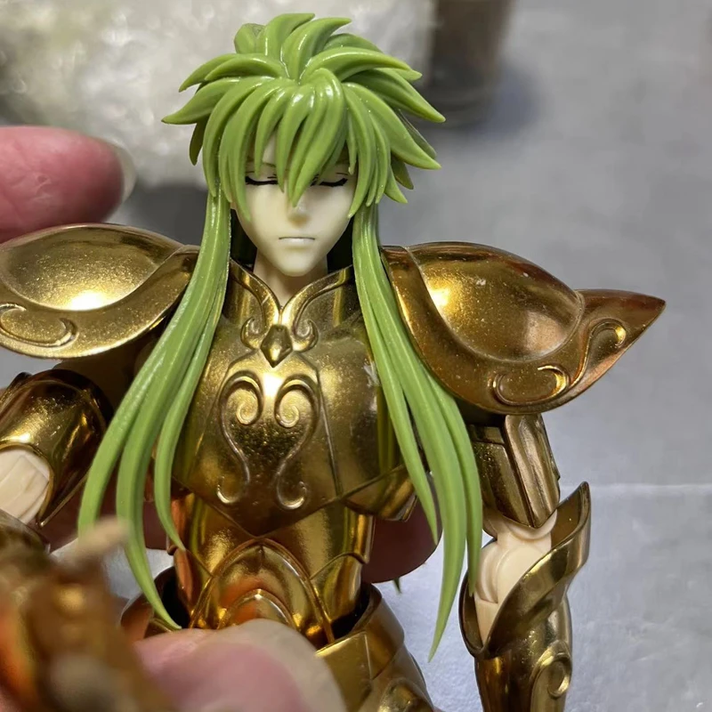 

Ткань Saint Seiya Myth EX Head Carving/3 лица + волосы Аквалей Degel Gold потерянный холст/LC "Рыцари зодиака" фигурка