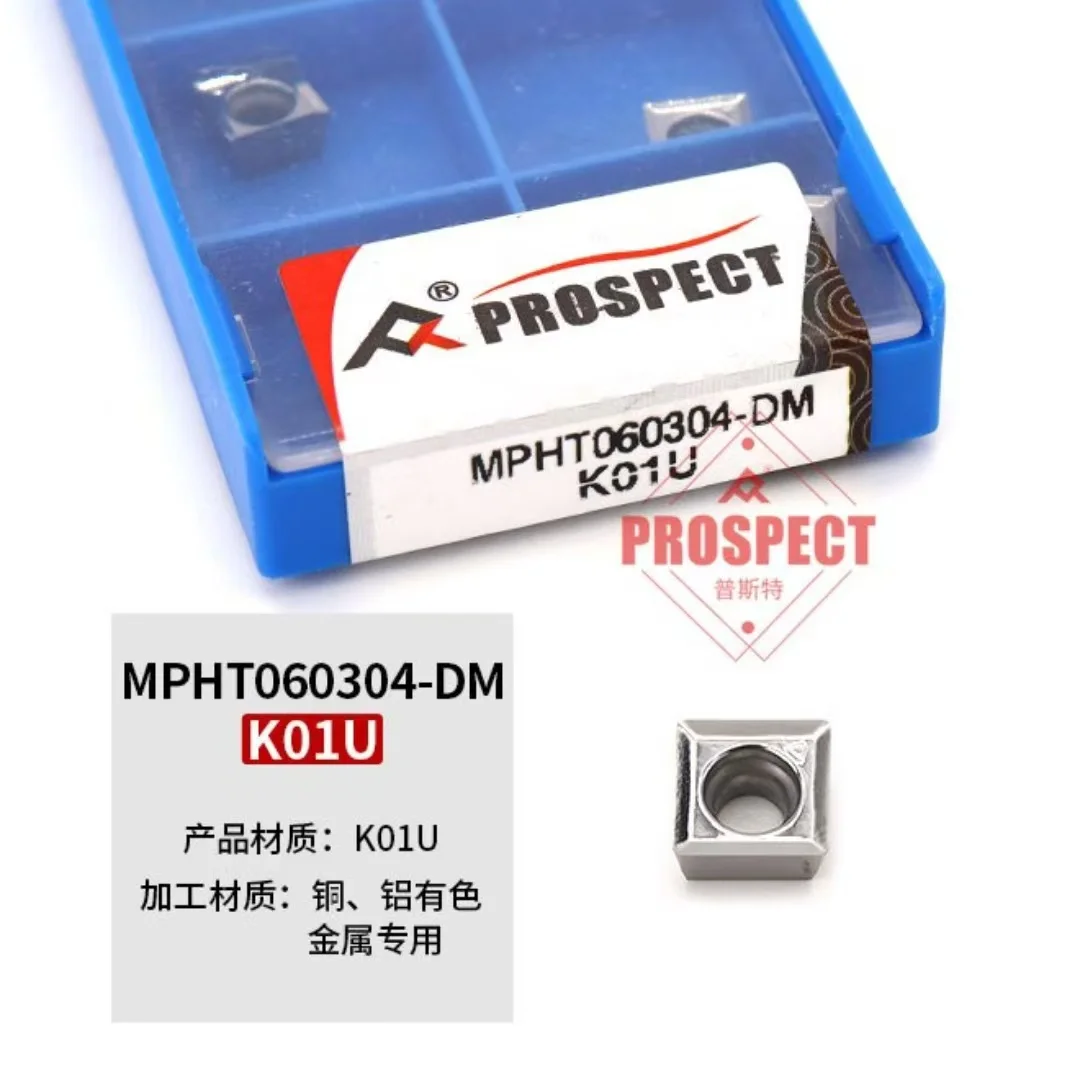 

PROSPECT MPHT060304-DM K01U MPHT080305-DM K01U MPHT120408-DM K01U Carbide Insert MPHT Inserts
