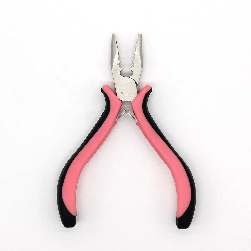 Professional Hair Extension Removal Accessories Micro Ring Hair Extension Tools Pliers 1PCS Stainless Steel PVC Bag + Carton