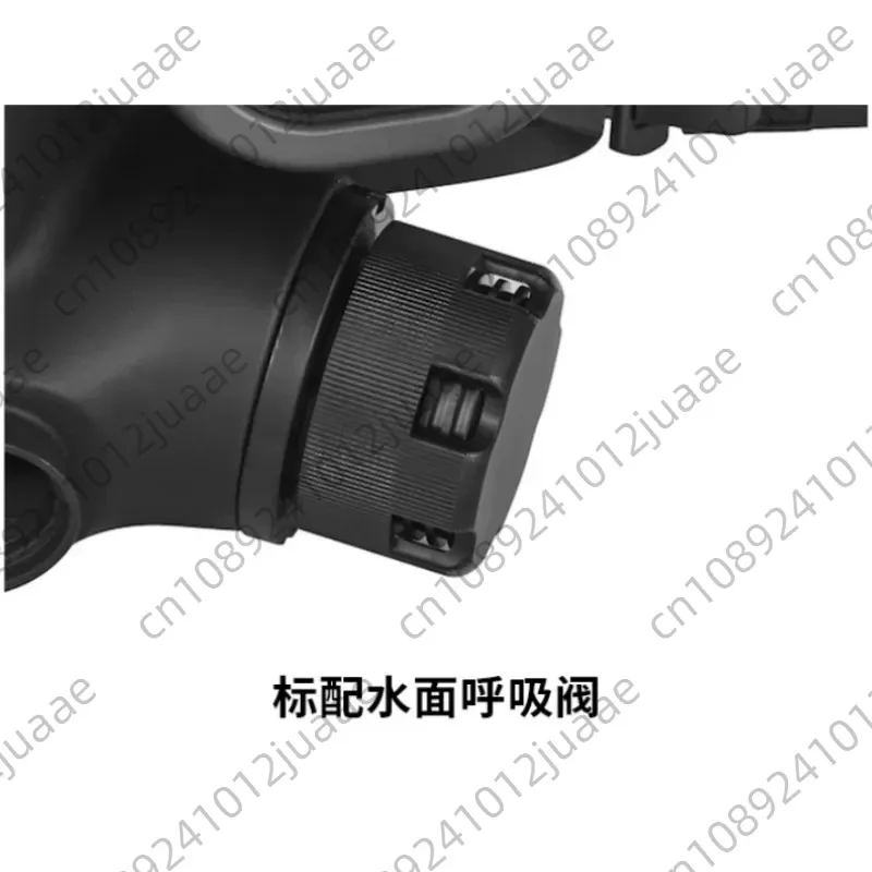 Full Face Diving Mask Scuba Diving Comprehensive Mirror All Black Professional Submersible Equipment