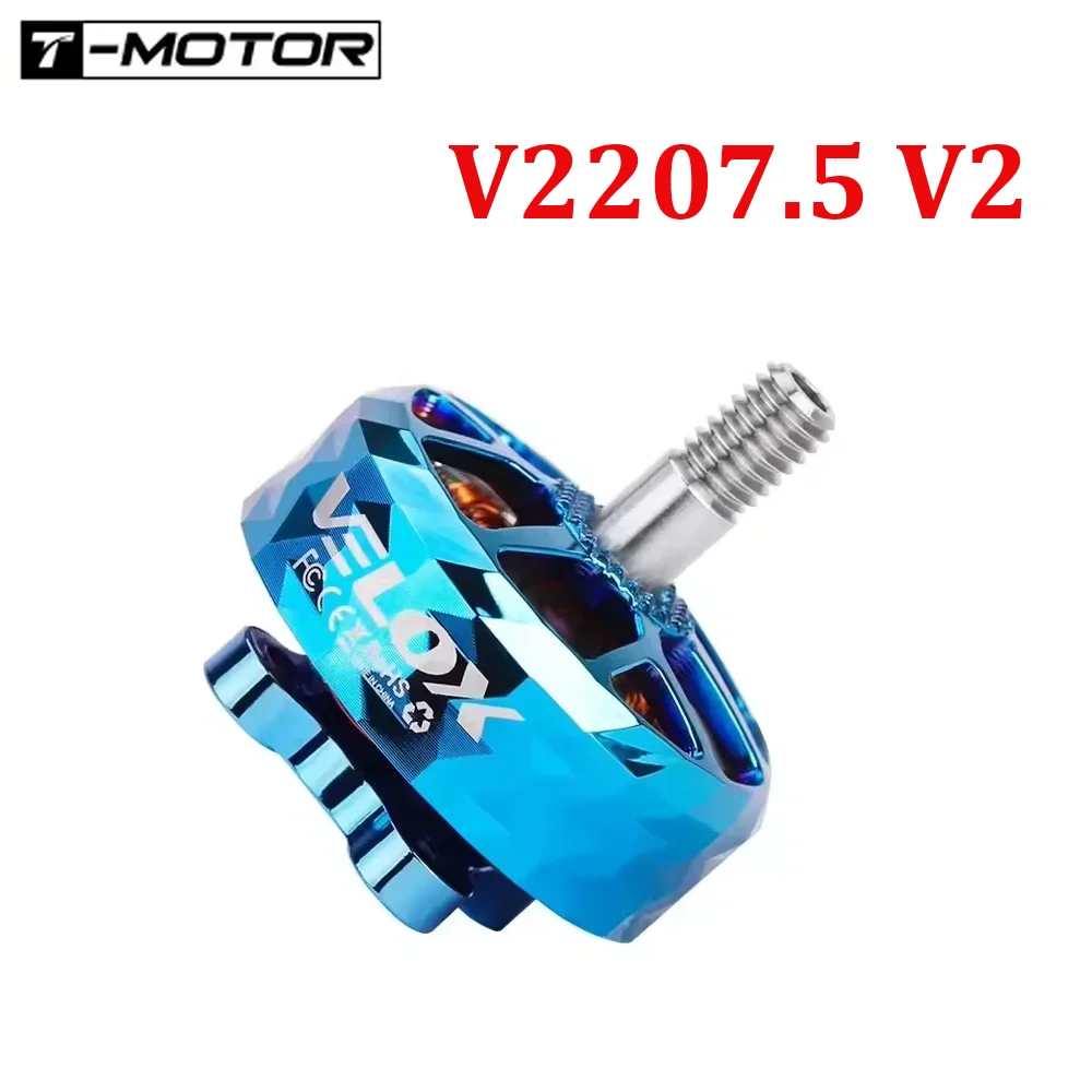 

4PCS T-MOTOR VELOX VELOCE V2207.5 V2 2550KV 4S 1950KV 1750KV 6S Brushless Motor for RC FPV Racing Freestyle Drones Parts