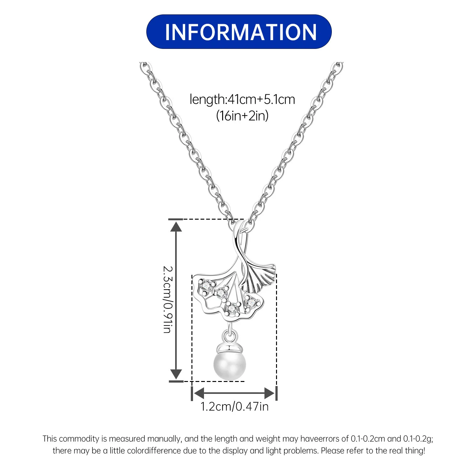 Orstarry Halskette mit Anhänger aus 925er-Sterlingsilber, blaue Hortensienblüten, Halskette für Frauen, Geburtstagsgeschenke, modischer edler Schmuck – Detail 8