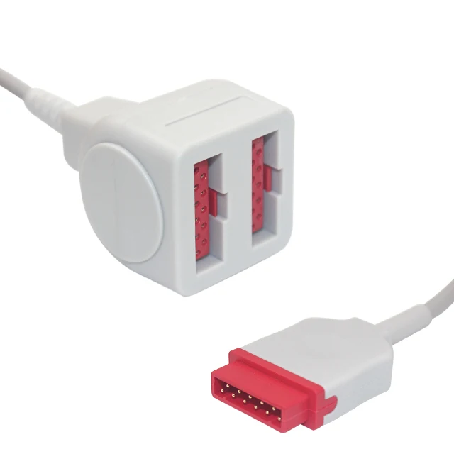 Dual IBP Adapter Cable Latex Free Compatible with GE 2005772-001