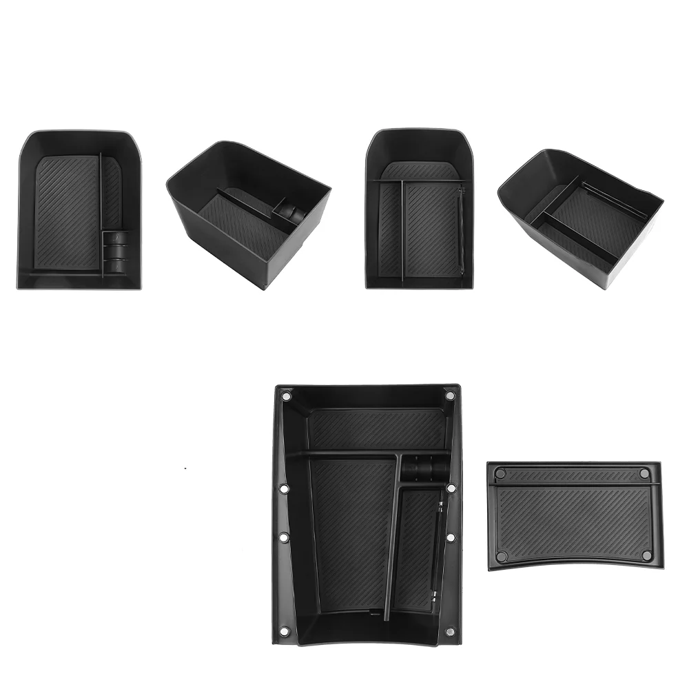 1PCS Car Interior Accessorie ABS Material Center Console Armrest Box Trim Protective Cover For KIA EV3 2024 2025 2026 LHD RHD